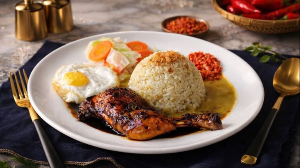 ayam bakar pemandangan menoreh magelang