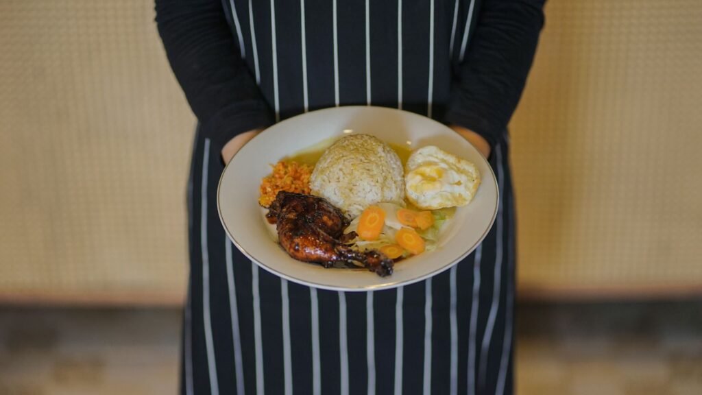 ayam bakar pemandangan menoreh magelang