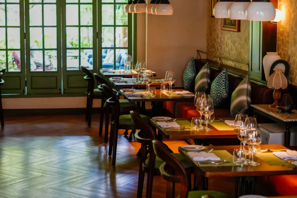 Jard'Or dining room at one of the best restaurants in Nusa Dua, Bali