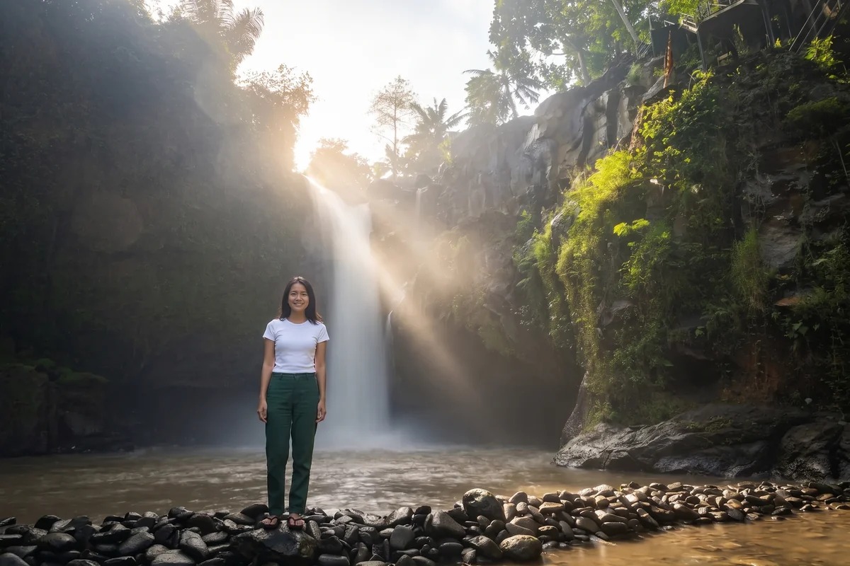 Ubud waterfall and nature stop for a cultural Bali itinerary